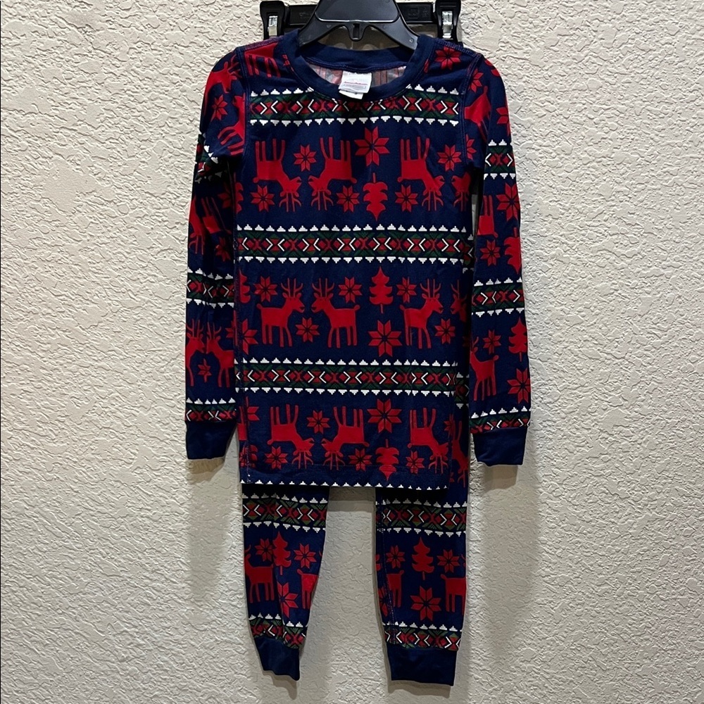 BOGO Hanna Andersson Holliday Hannasoft pajama set size 5  UNISEX